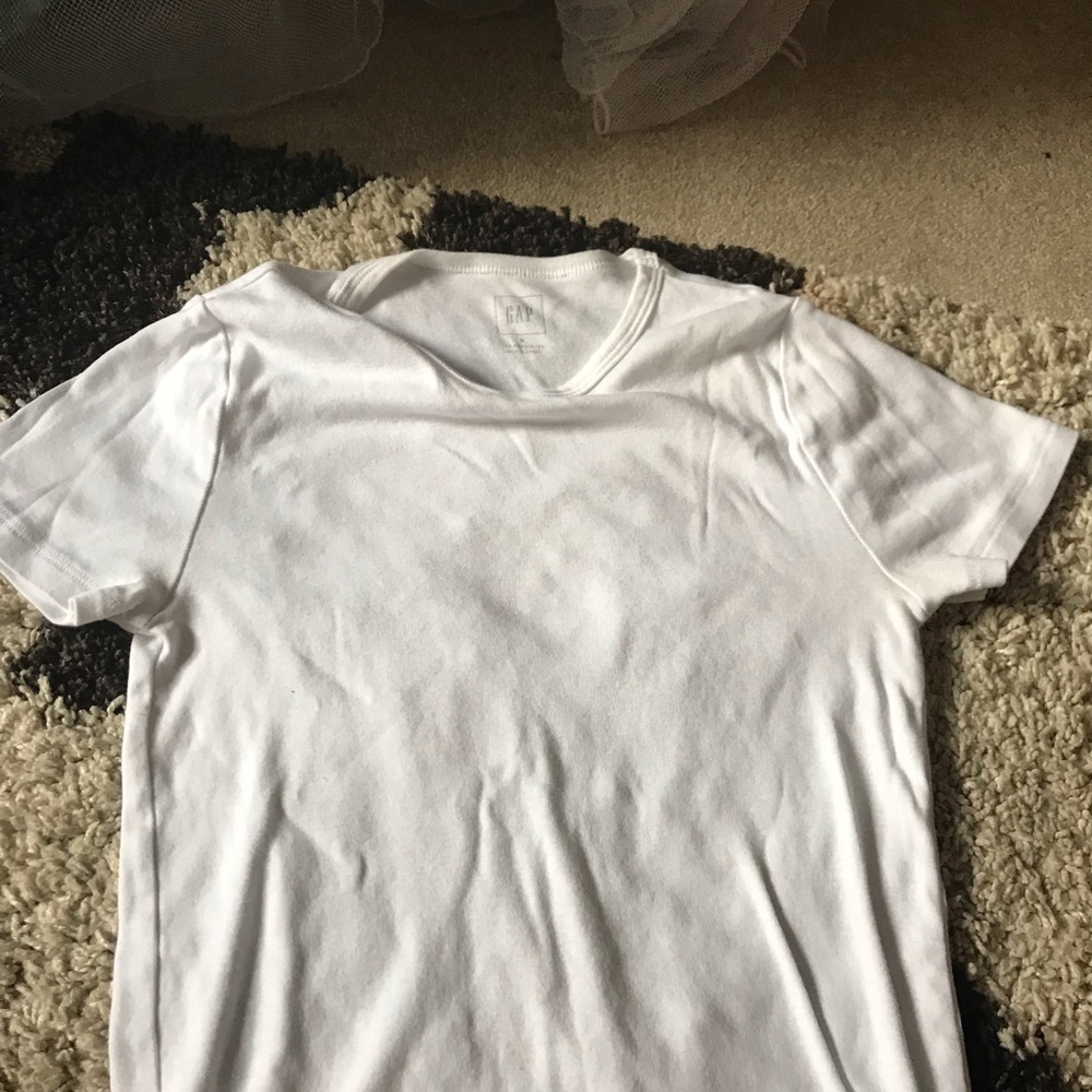 Gap kids white M short sleeve